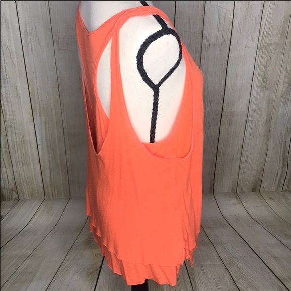 Free People Karmen Coral Oversized Tank NWT - Picture 4 of 7